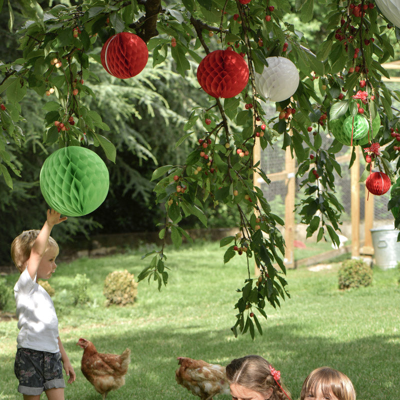 Hvid Honeycomb 10 cm