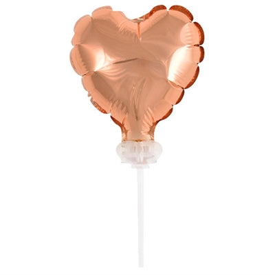 Rose gold Kagehjerte