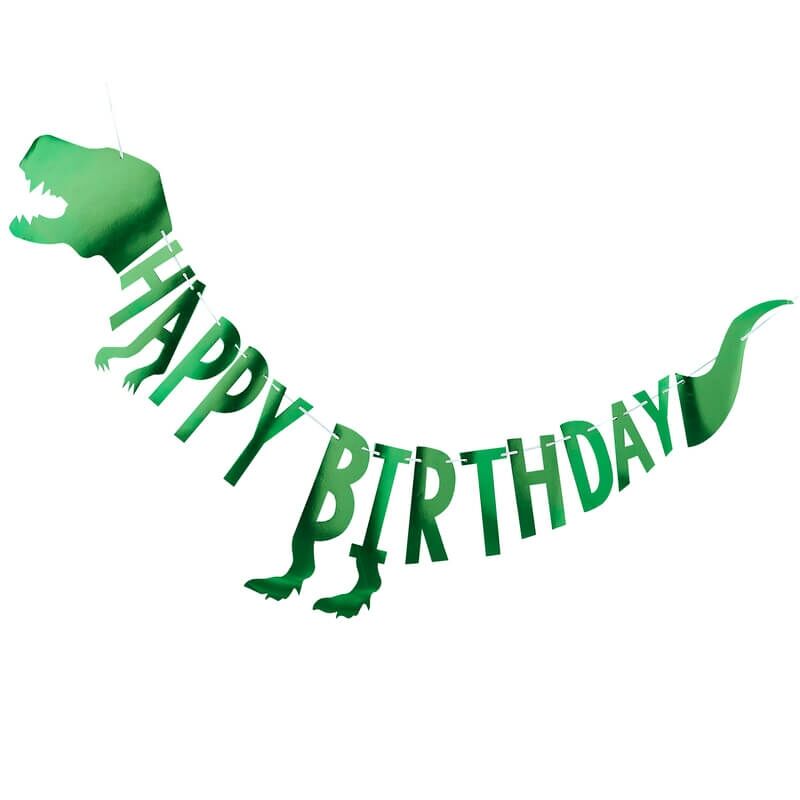 Dinosaur guirlande "Happy Birthday"