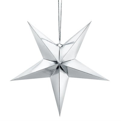 Sølv Stjerne 45 cm