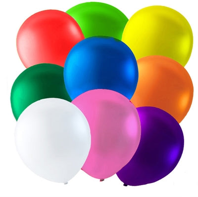 Metallic ballon mix 10 stk. 10"