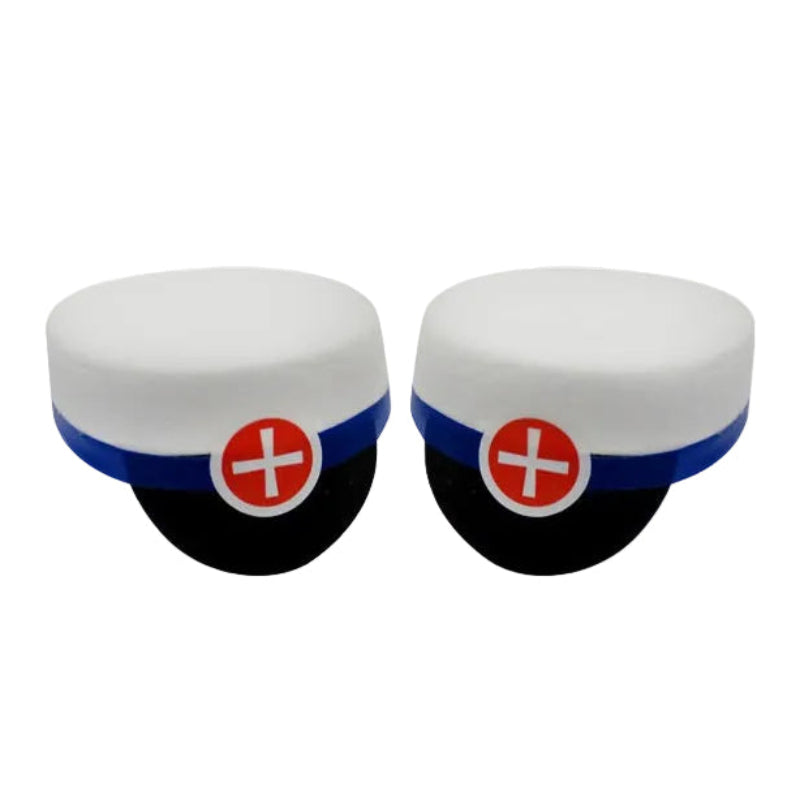 Store blå studenterhuer, 2 stk.