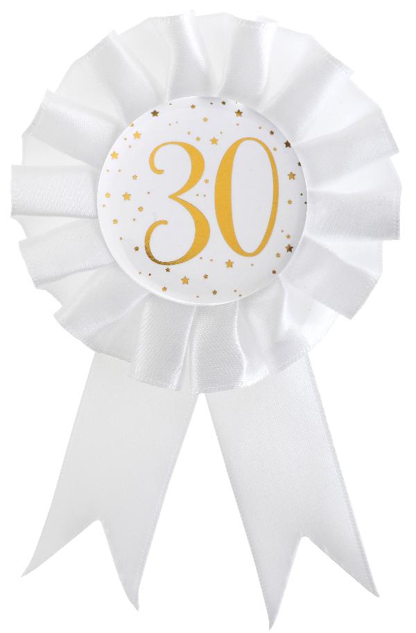 30 års rosette, 1 stk.