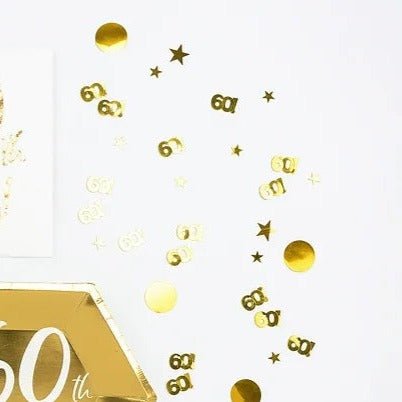 Konfetti 60 år Guld