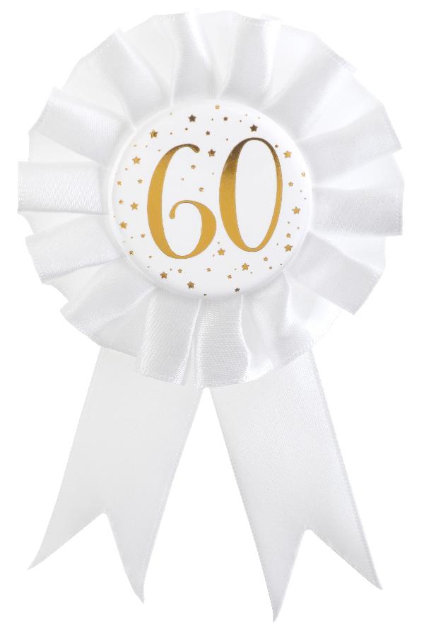 60 års rosette, 1 stk.