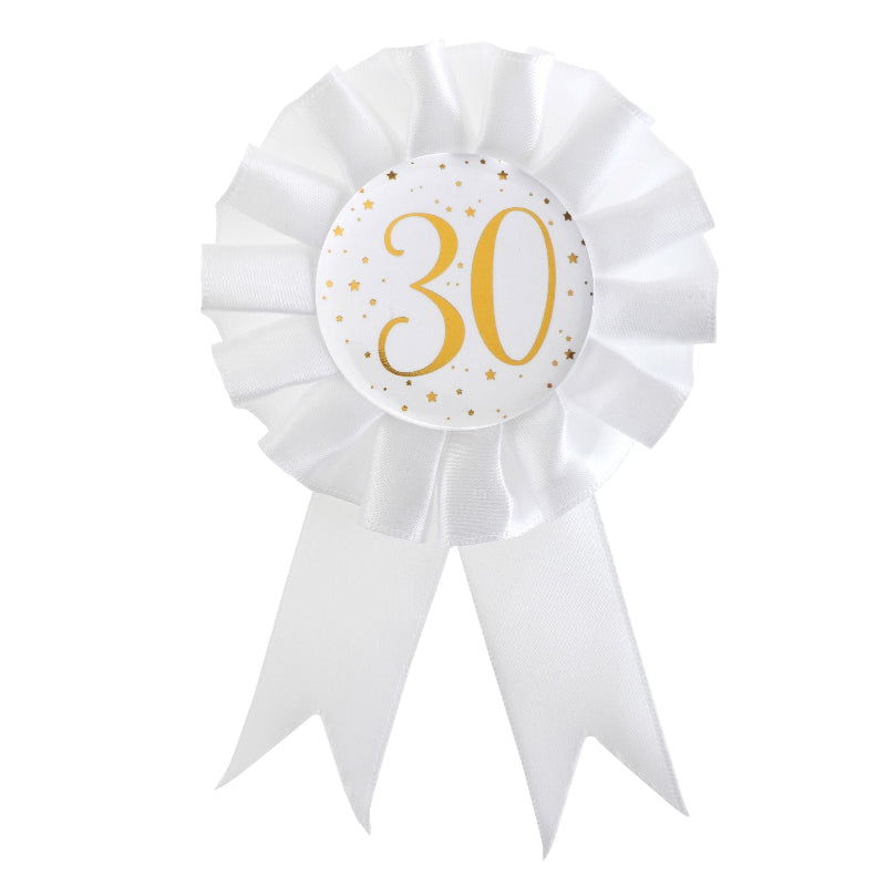 30 års rosette, 1 stk.