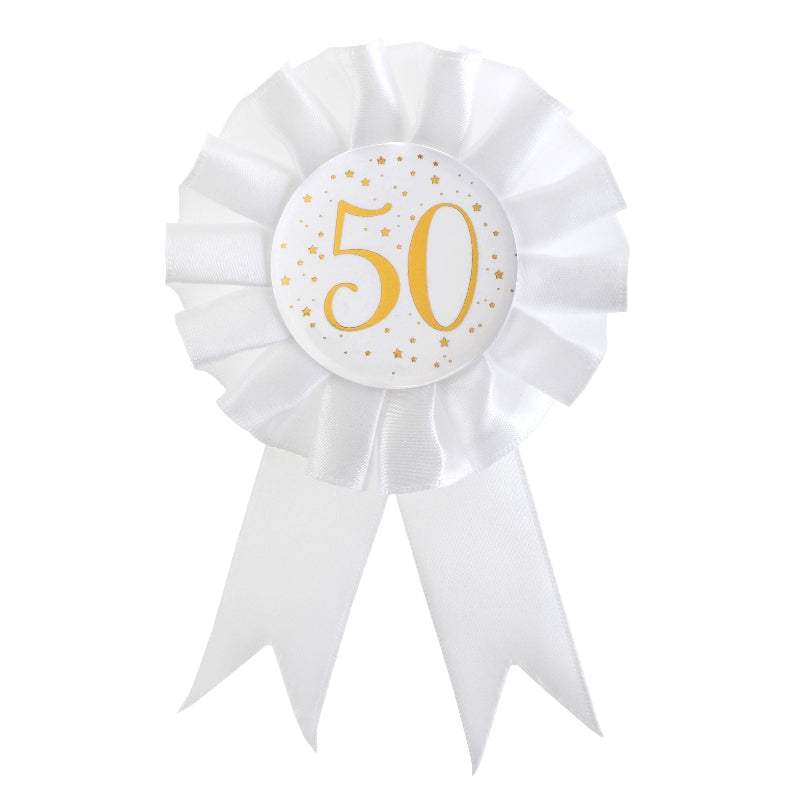 50 års rosette, 1 stk.