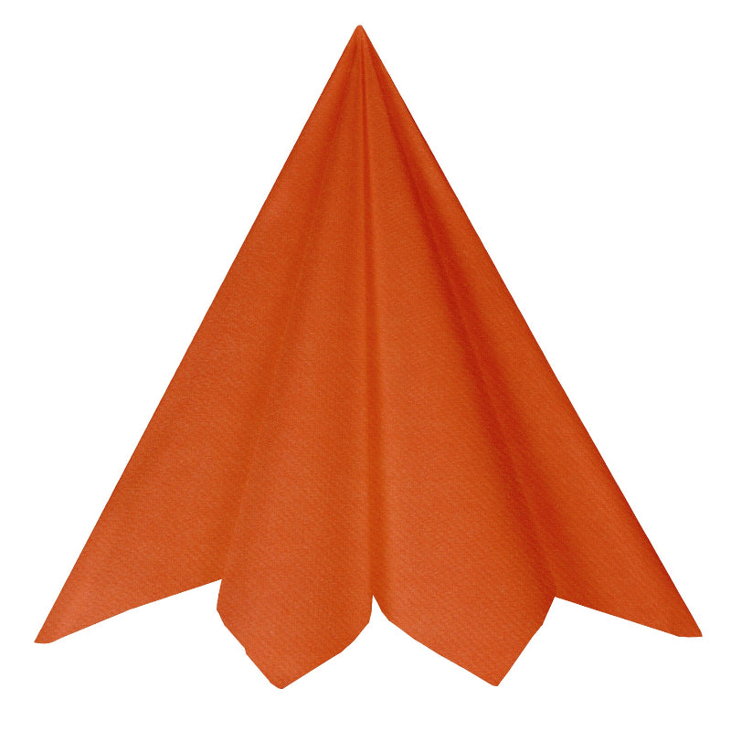 Orange airlaid servietter, 20 stk.
