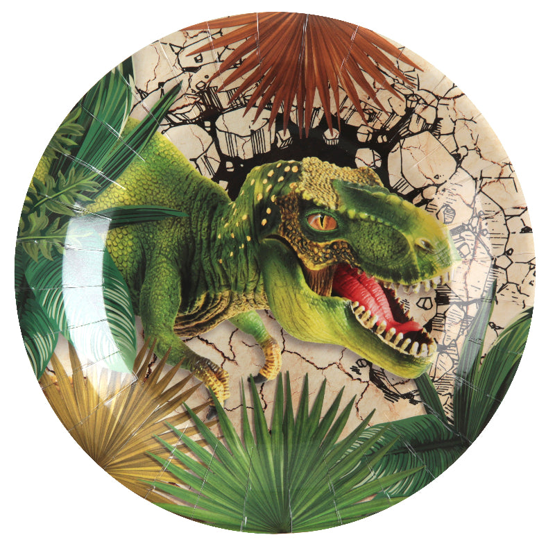 Dinosaur tallerkener, 10 stk.