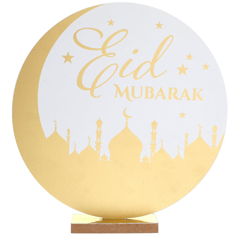 Guld Eid borddekoration, 1 stk.