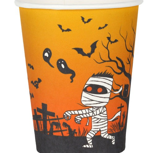 Halloween papkop, 270 ml, 10 stk.