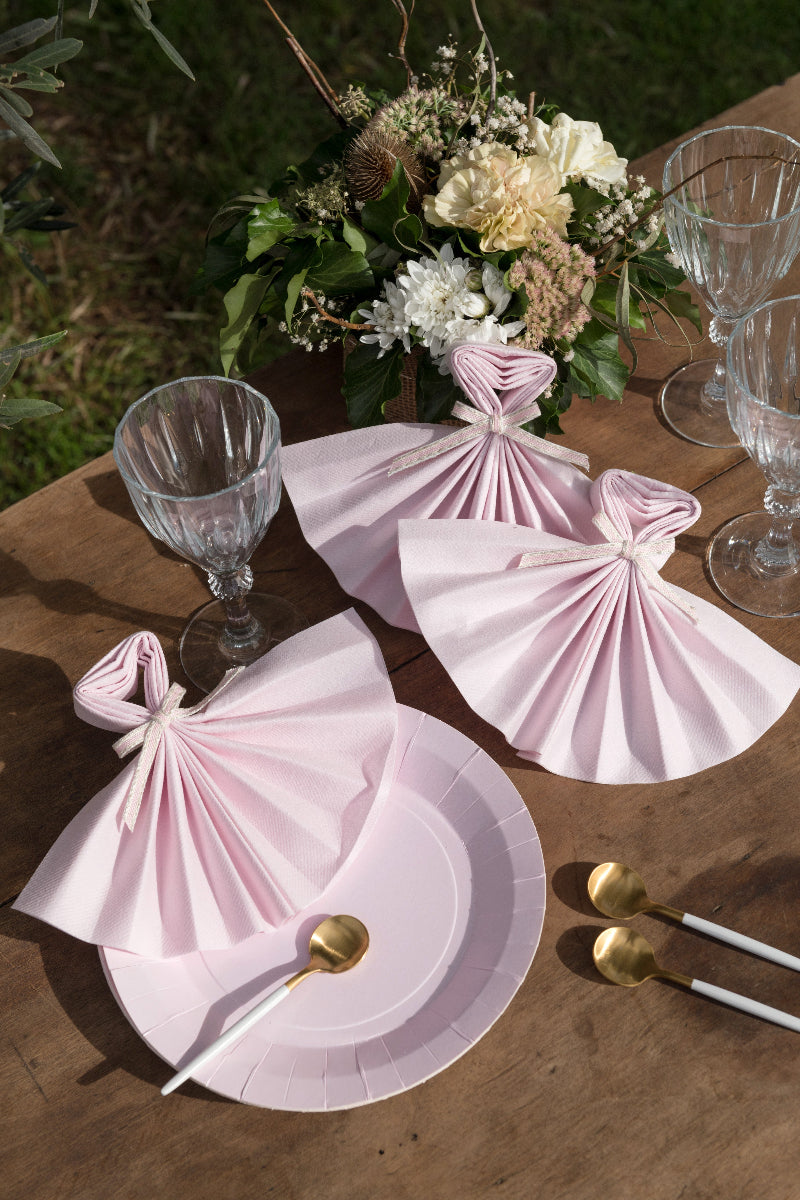 Lime grønne airlaid servietter, 20 stk.