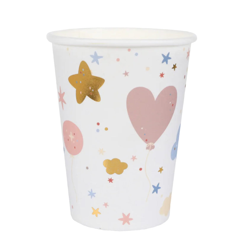 Sky tema papkop, 270 ml, 10 stk.