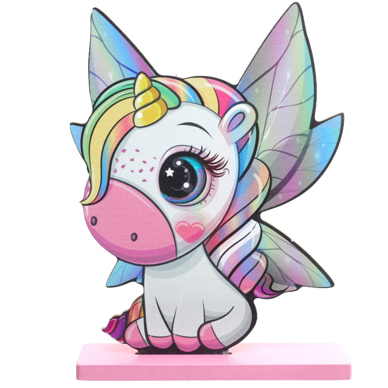 Enhjørning bord dekoration, 1 stk.