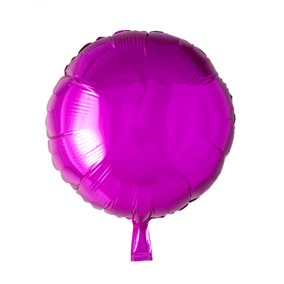 Hot Pink rund Ballon 18"