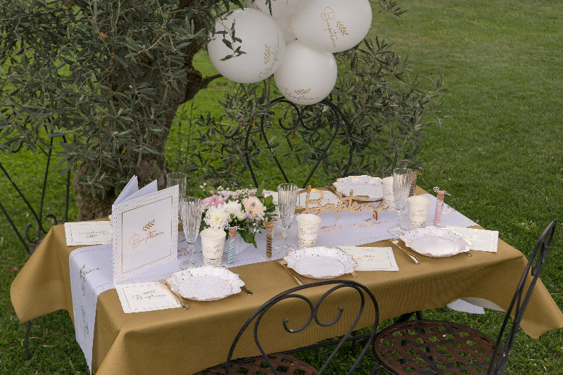 Rulledug, guld, 120 cm x 25 m.