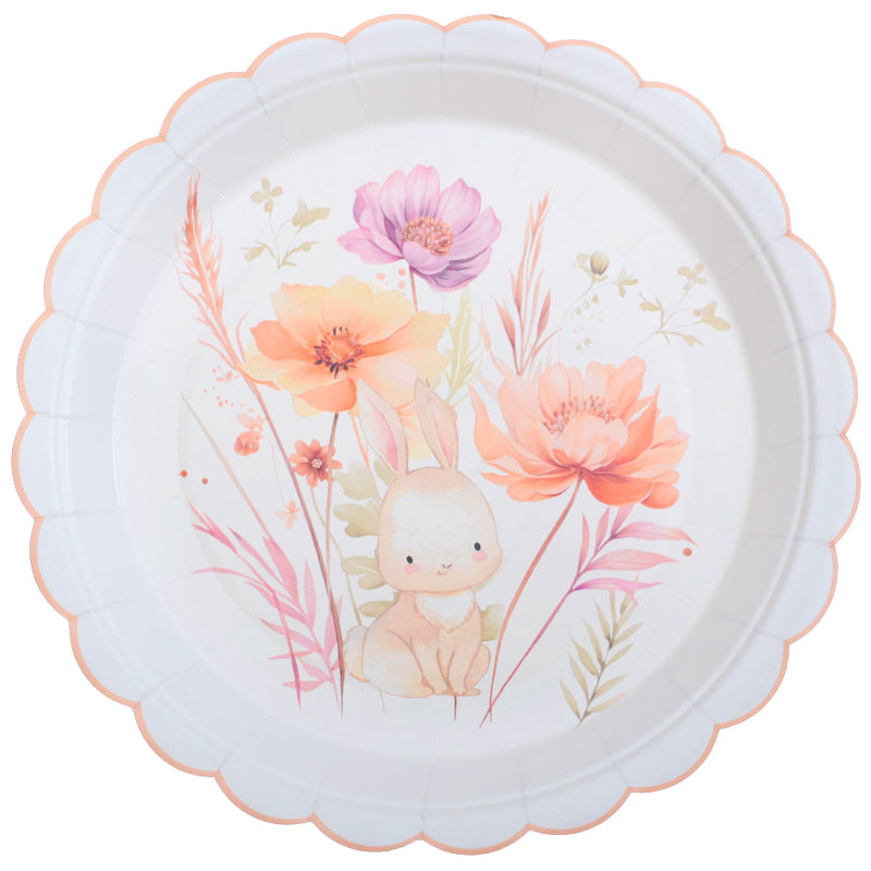 Kanin tallerken, 23 cm, 10 stk.