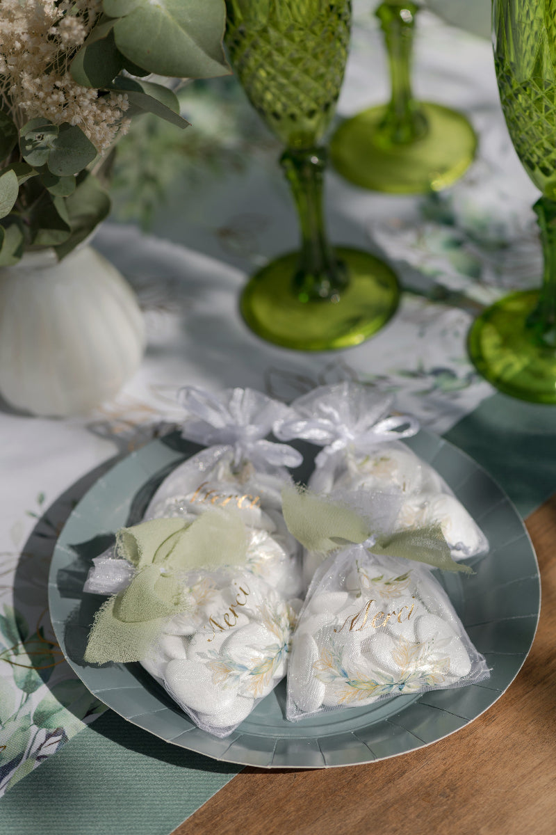 Eucalyptus tallerken, 17,5 cm, 10 stk.