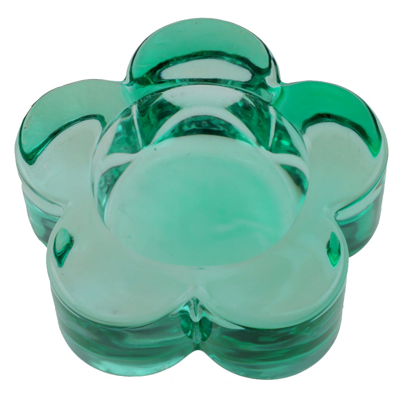 Grøn blomster lysestage, 1 stk.