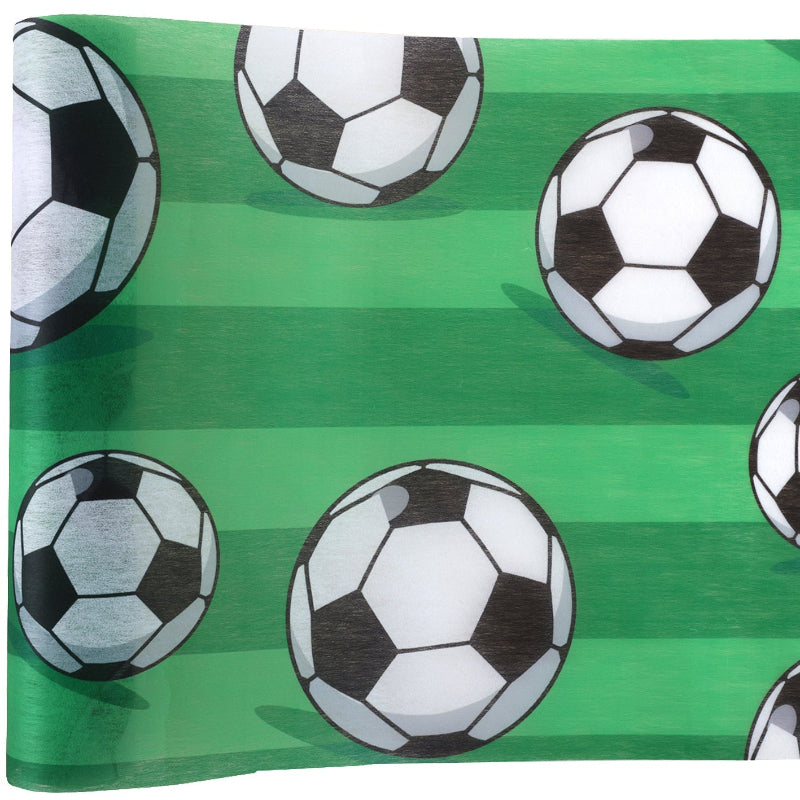 Grøn fodbold bordløber, 2,5 m.