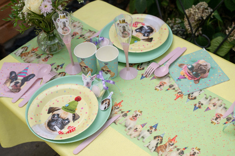 Farverig hunde bordløber, 2,5 m.