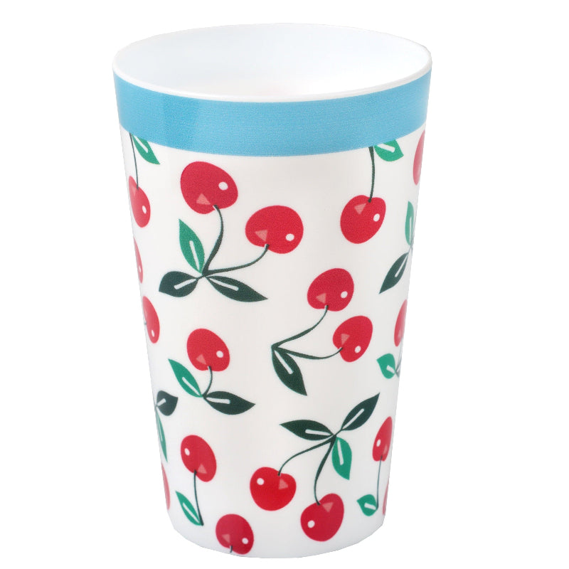 Genanvendelig kirsebær plastkop, 1 stk.