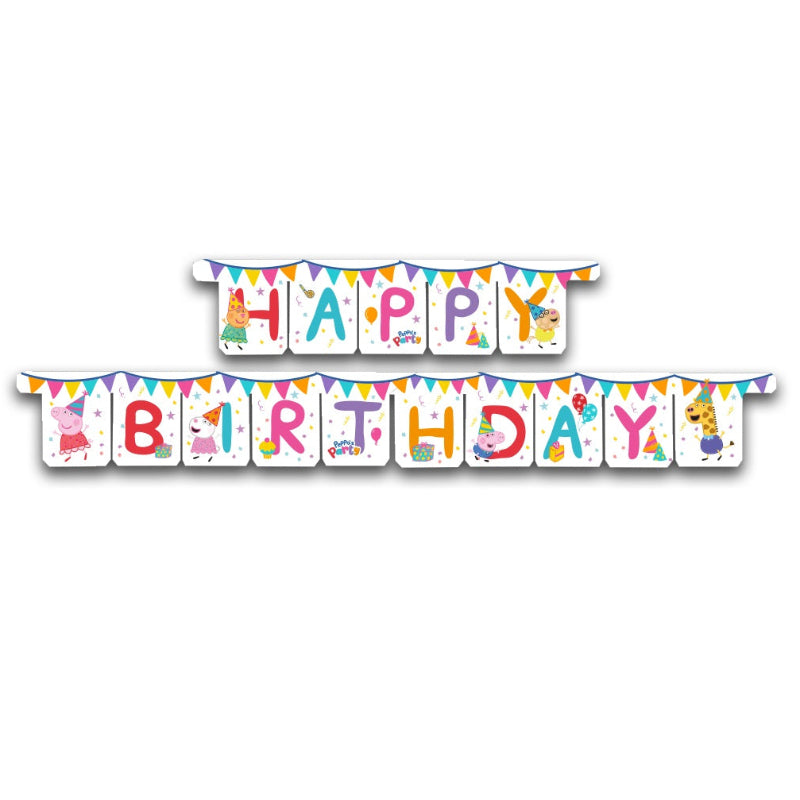 Gurli gris "Happy birthday" guirlande, 3 m.
