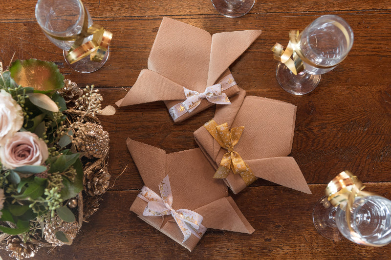 Kobber airlaid servietter, 20 stk.