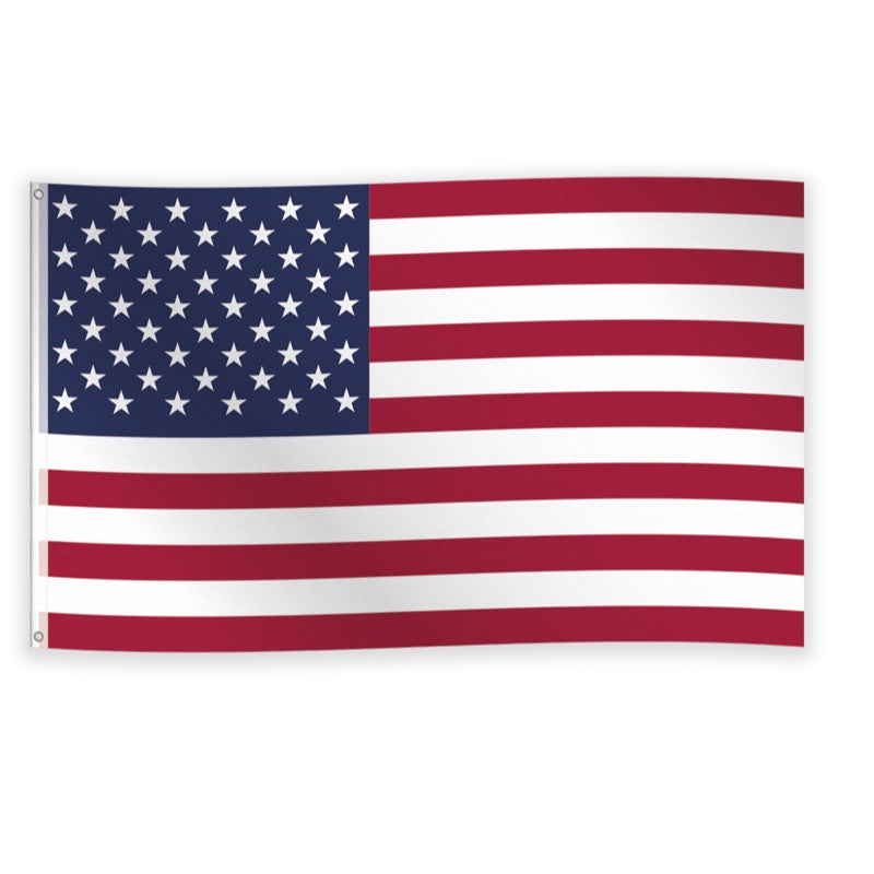 Amerikansk stof flag 1,5 m x 90 cm