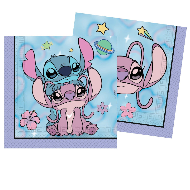 Angel & Stitch servietter, 20 stk.