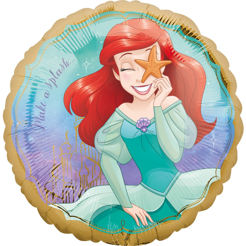 Disney Ariel folieballon, 45 cm.