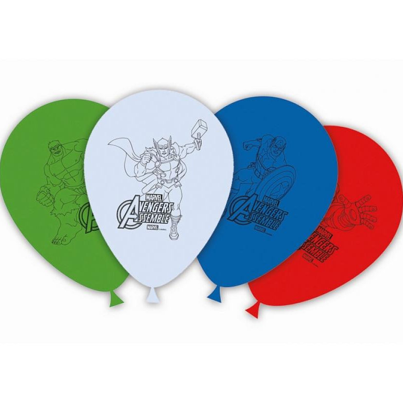 Avengers balloner, 11", 8 stk.