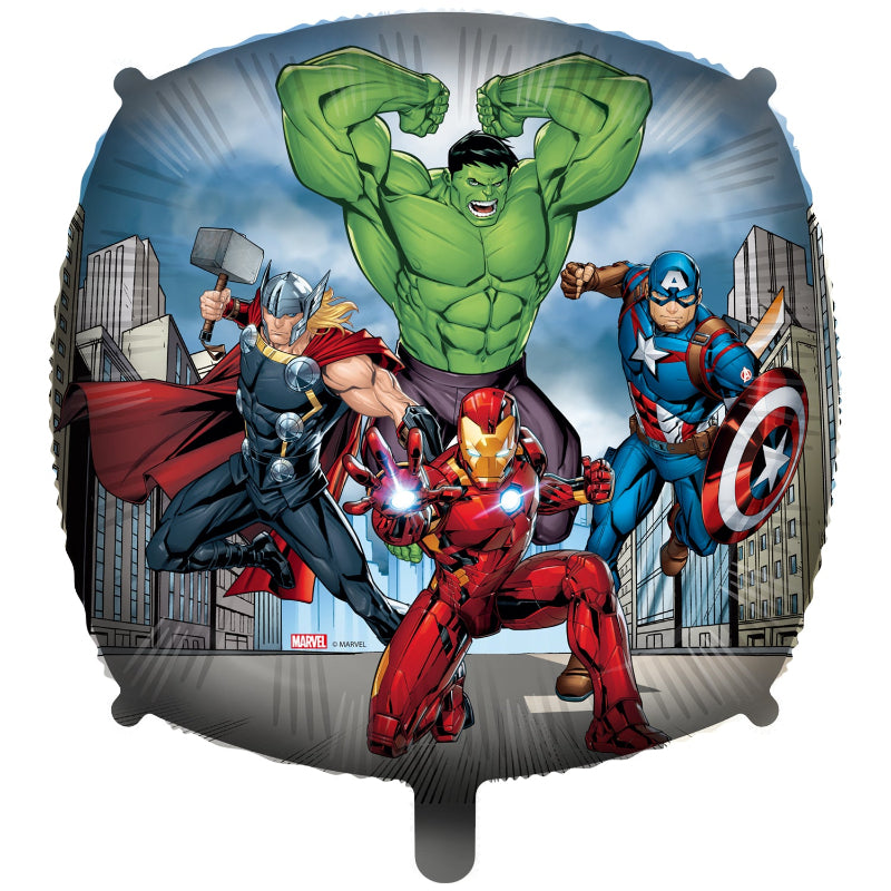 Avengers firkantet folieballon, 46 cm.