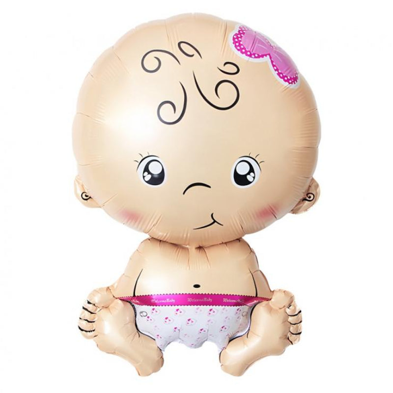 Baby pige folieballon, 37x55 cm.