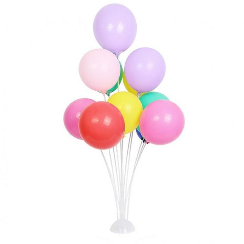 Ballonstativ til 13 balloner, 15-70 cm.