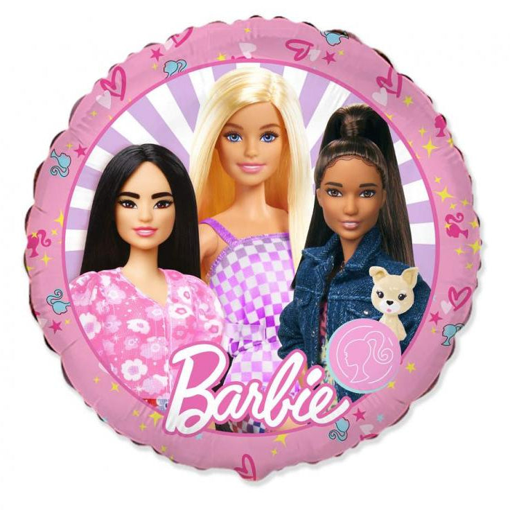 Barbie folieballon, 46 cm.
