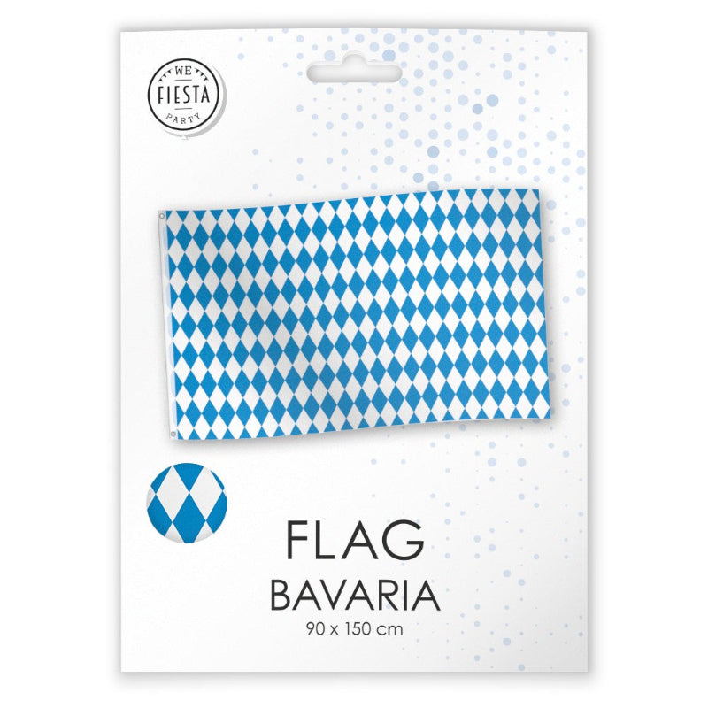 Bayersk stof flag 1,5 m x 90 cm