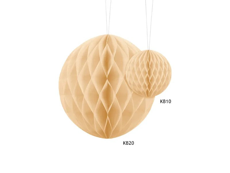 Beige honeycomb, 10 cm.