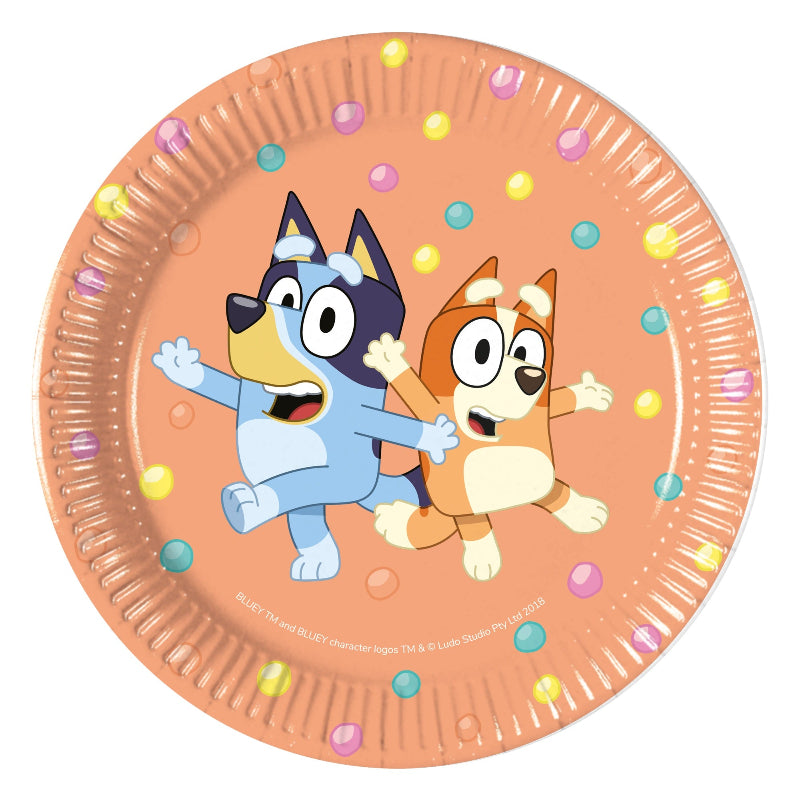 Bluey tallerken, 20 cm, 8 stk.