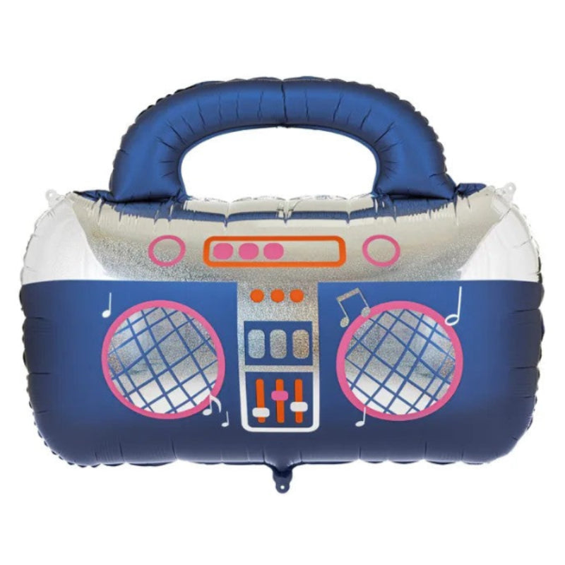 Boombox folieballon, 98x70,5 cm.