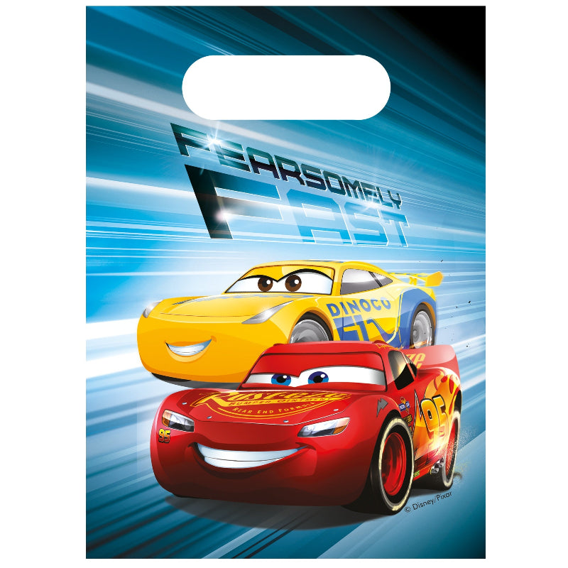 Cars papir slikpose, 4 stk