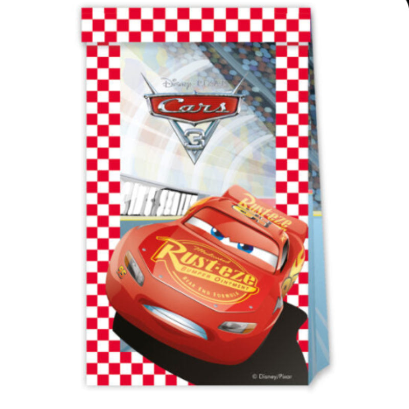 Cars 3 papir slikposer, 4 stk.