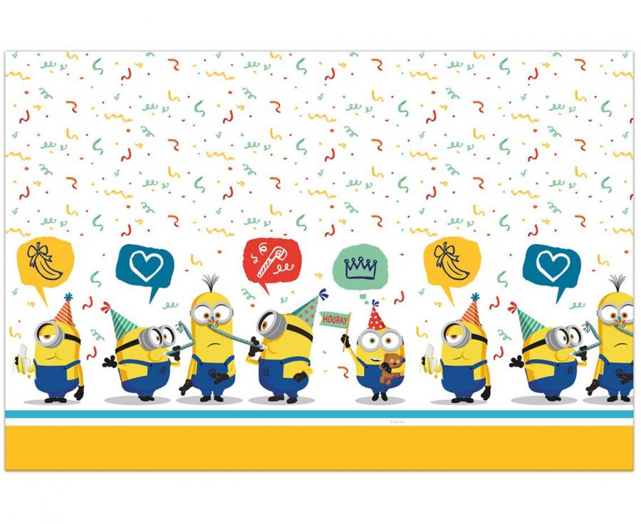Minions foliedug, 120x180 cm.