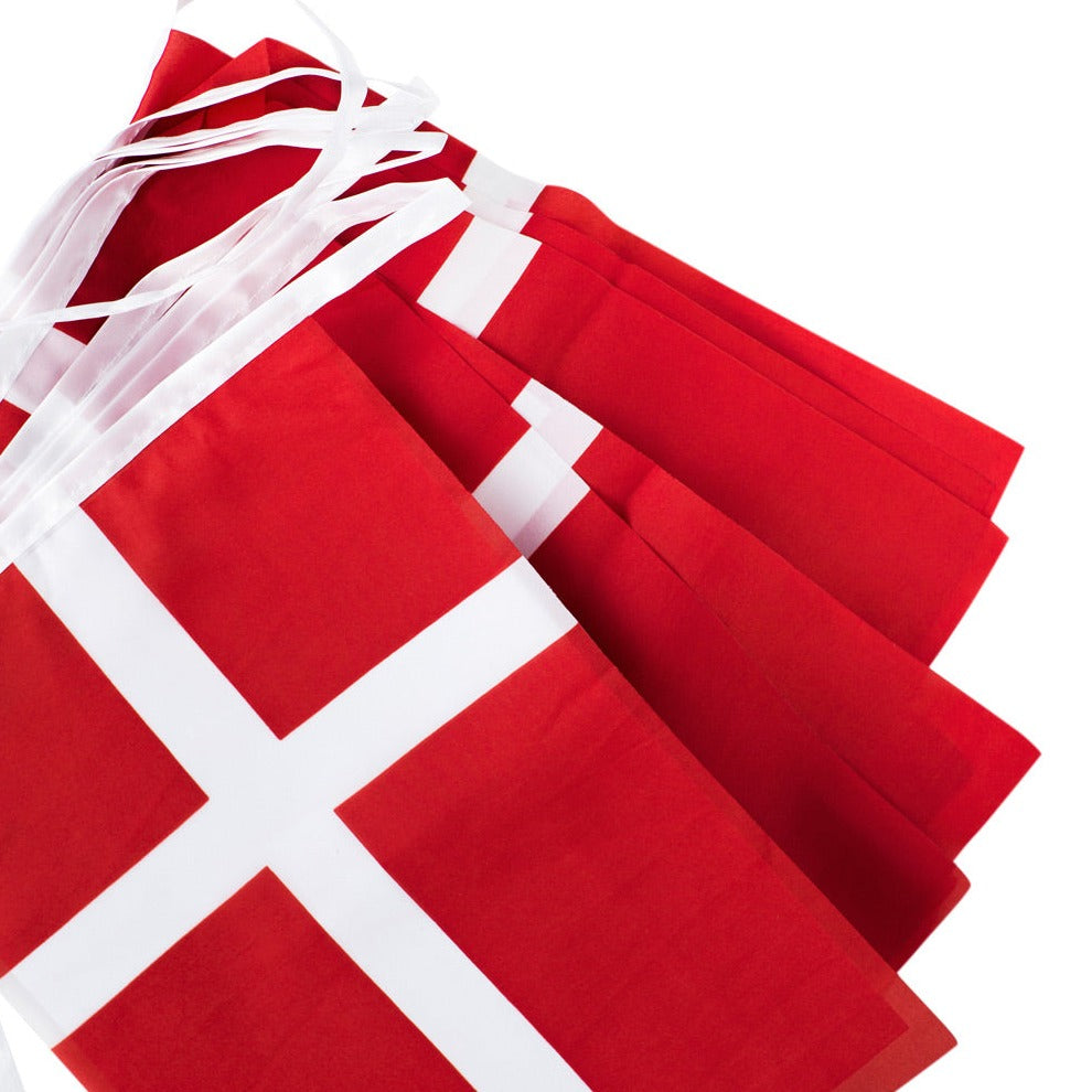 Flagranke med dannebrog flag i nylon