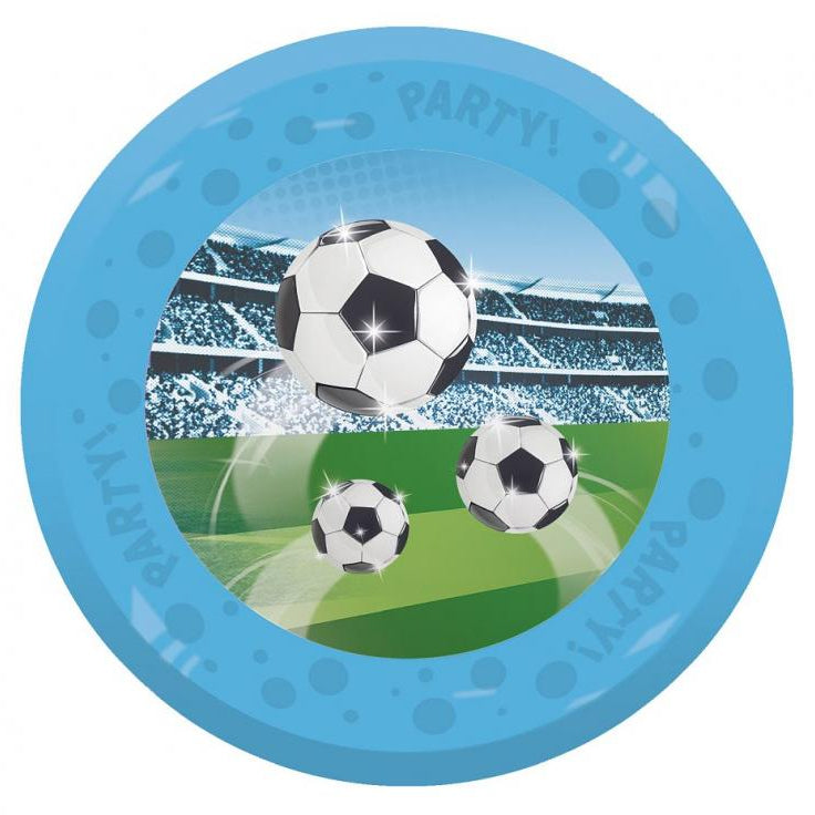 Genbrugelig fodbold tallerken, 1 stk.