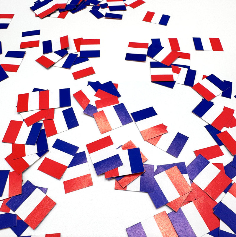 Fransk flag konfetti, 150 stk.