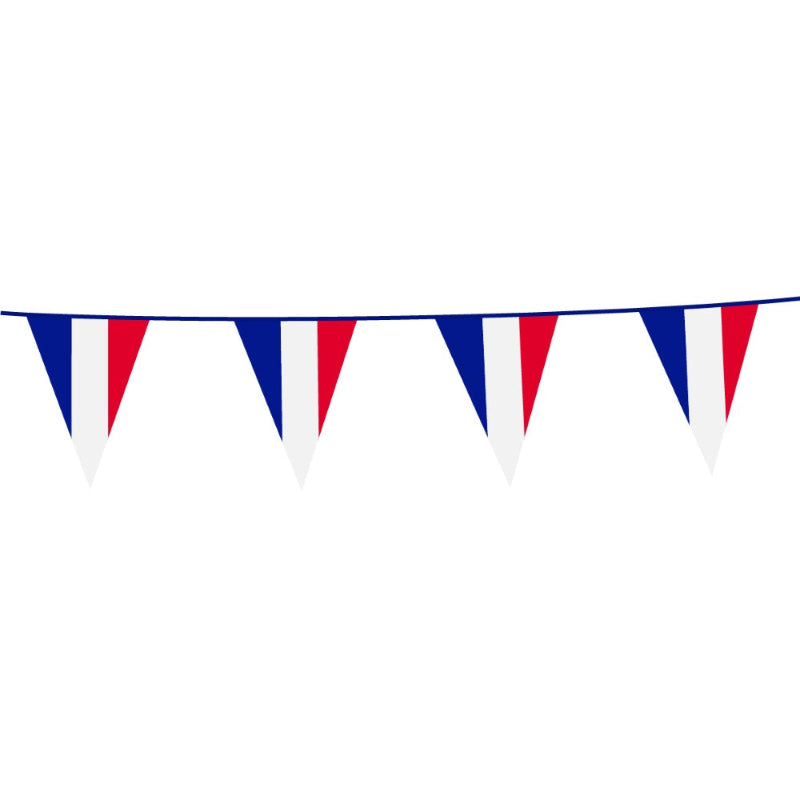 Fransk plast vimpel, 10 m.