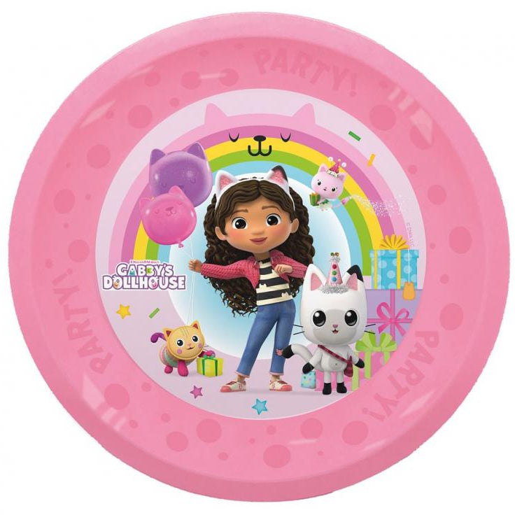 Genbrugelig Gabby's dukkehus tallerken, 1 stk.