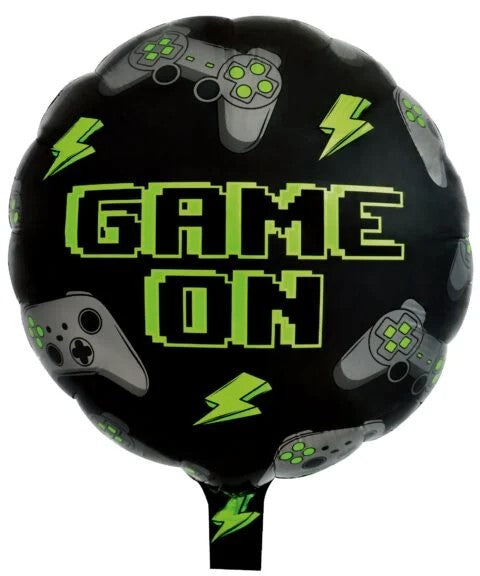 "Game on" Folie Ballon 18"