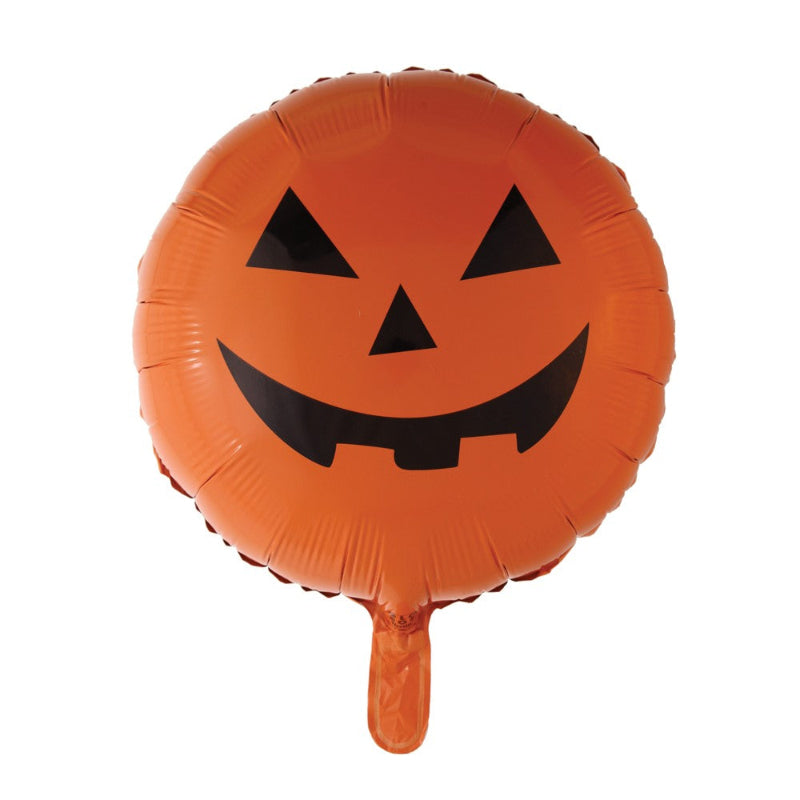 Græskar folieballon, 46 cm.